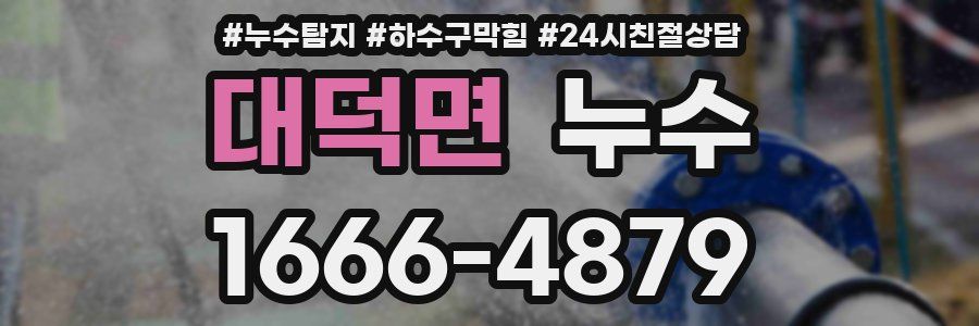 대덕면 누수