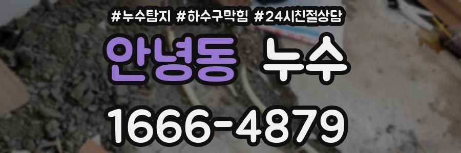안녕동 누수