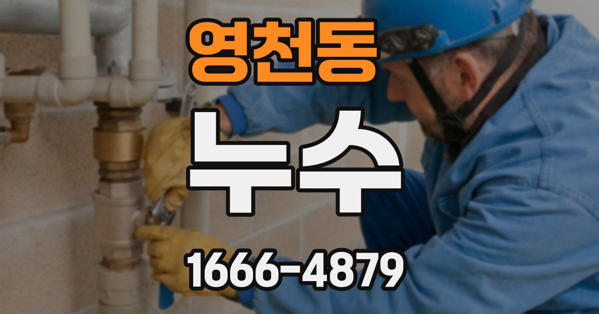 영천동 누수