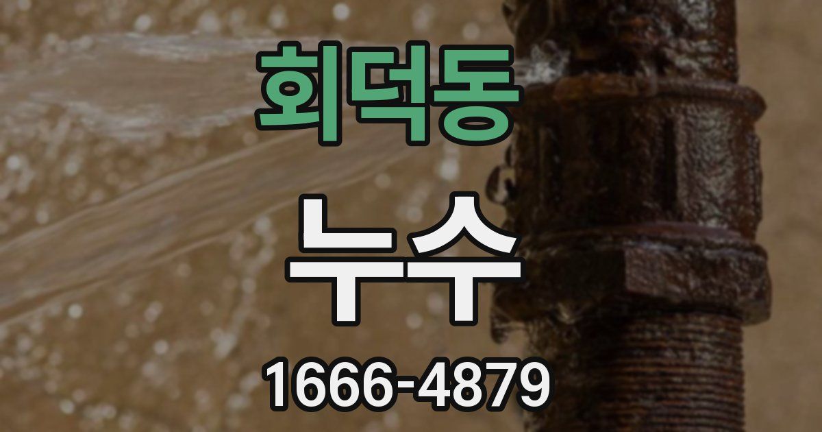회덕동 누수