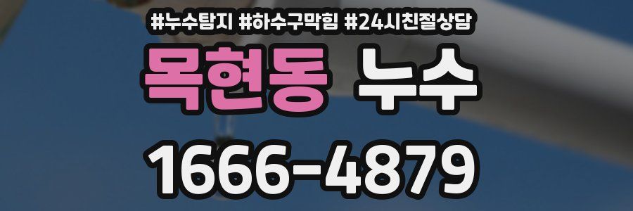 목현동 누수