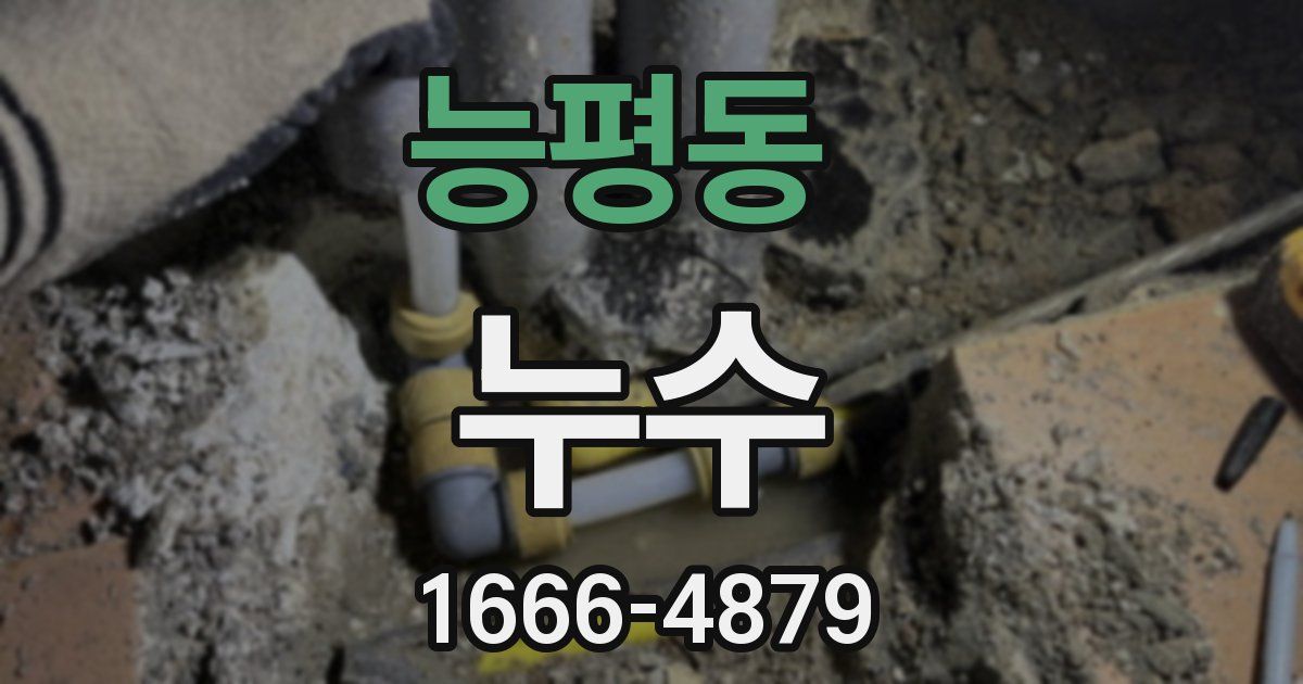 능평동 누수