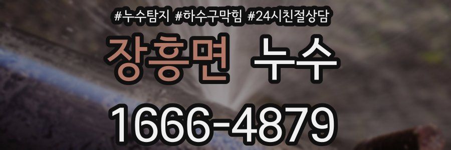 장흥면 누수