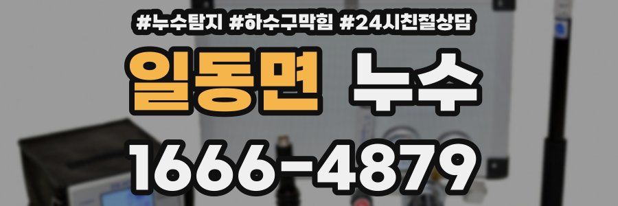 일동면 누수