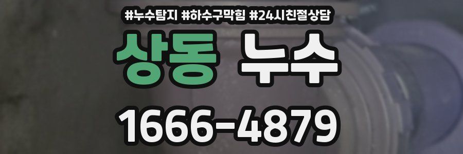 상동 누수