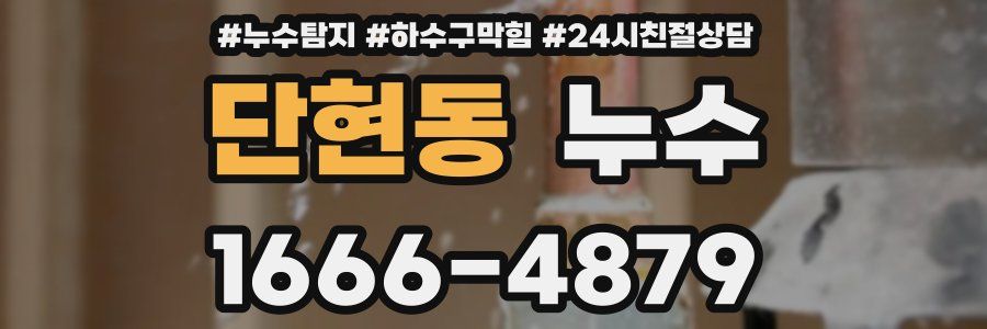 단현동 누수