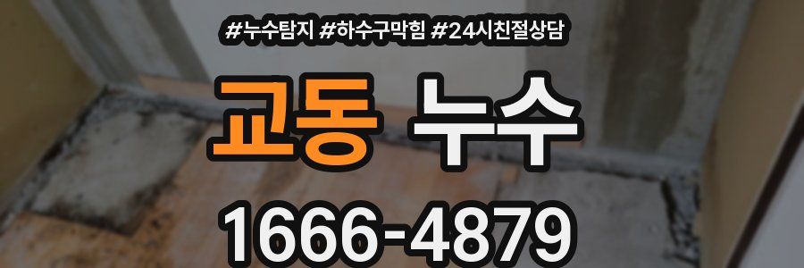교동 누수