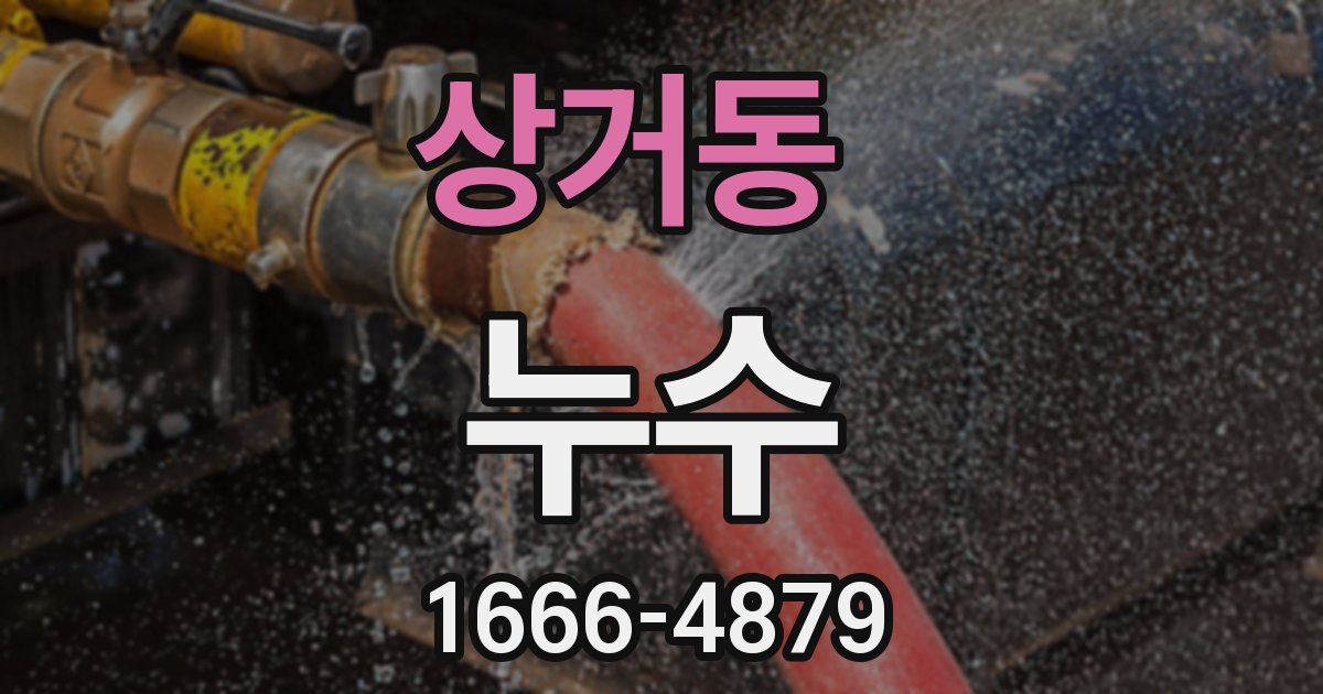 상거동 누수