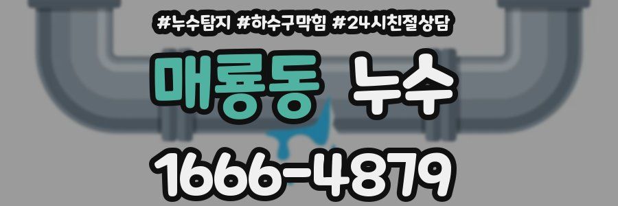 매룡동 누수