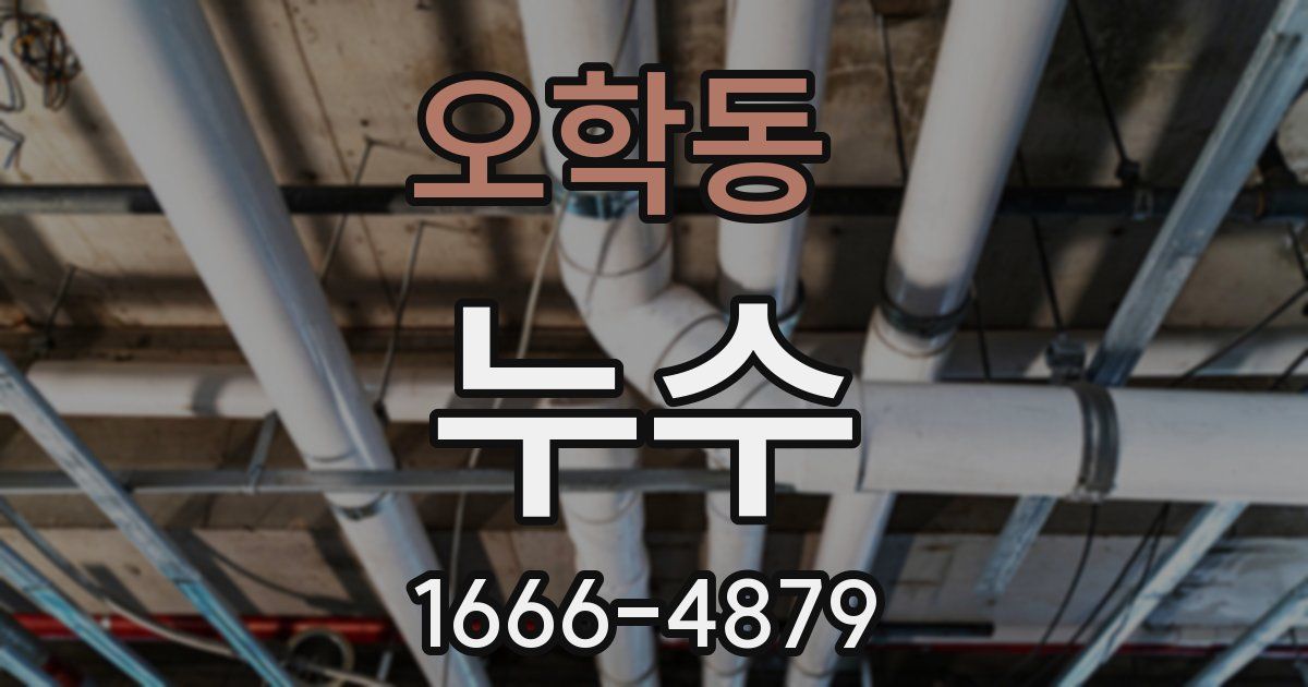 오학동 누수