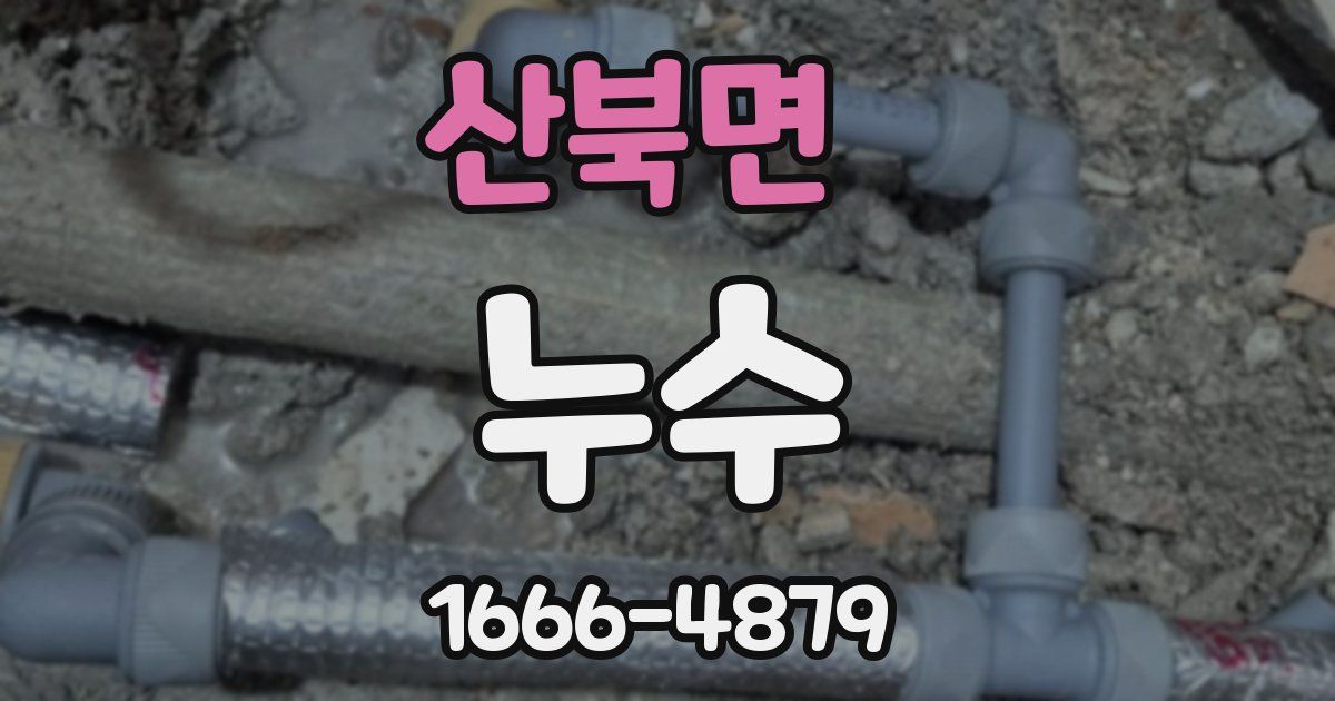 산북면 누수