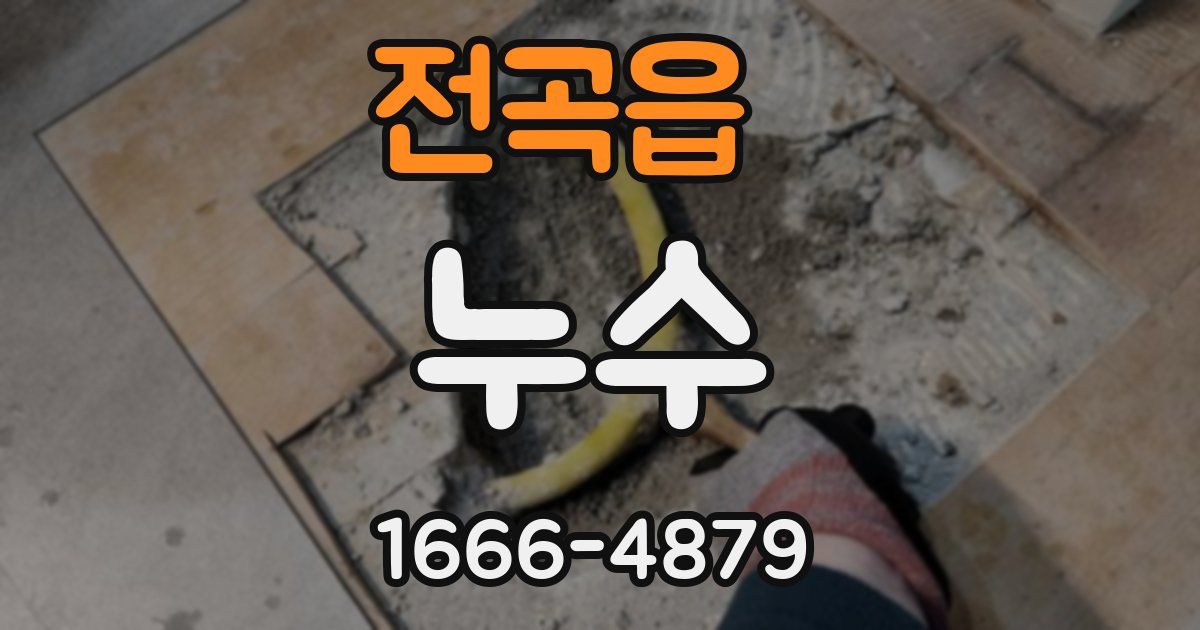 전곡읍 누수