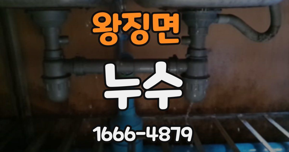 왕징면 누수