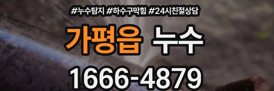 가평읍 누수