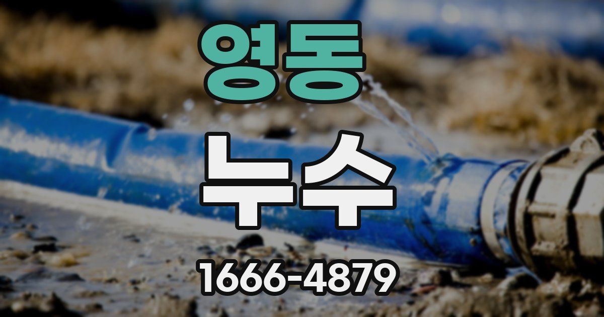 영동 누수