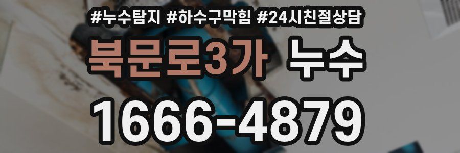 북문로3가 누수