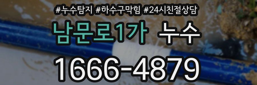 남문로1가 누수