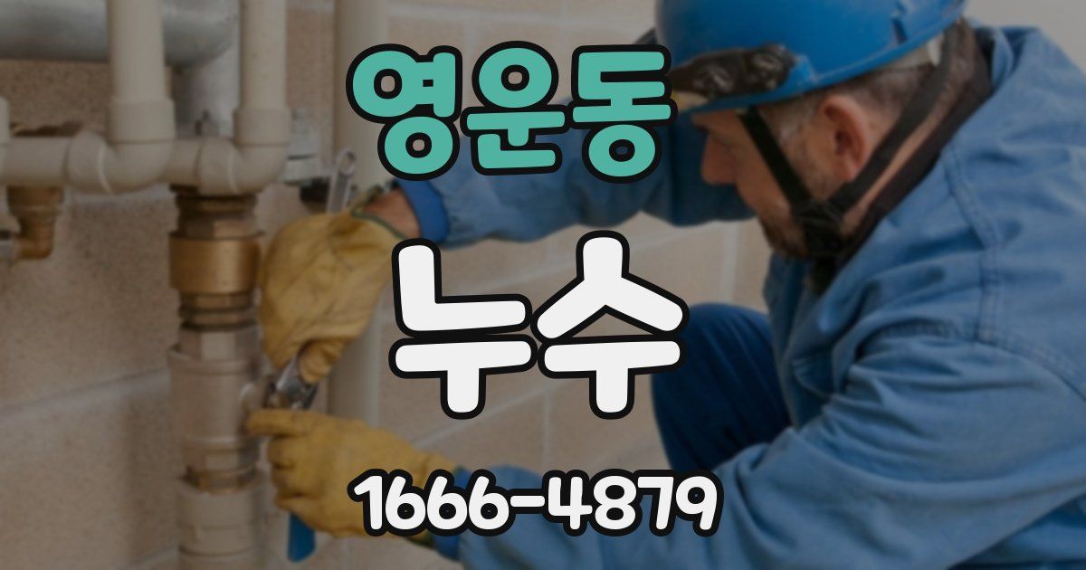 영운동 누수