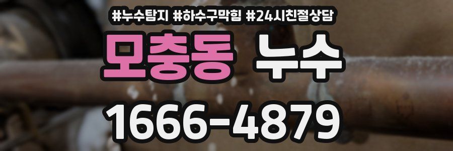 모충동 누수