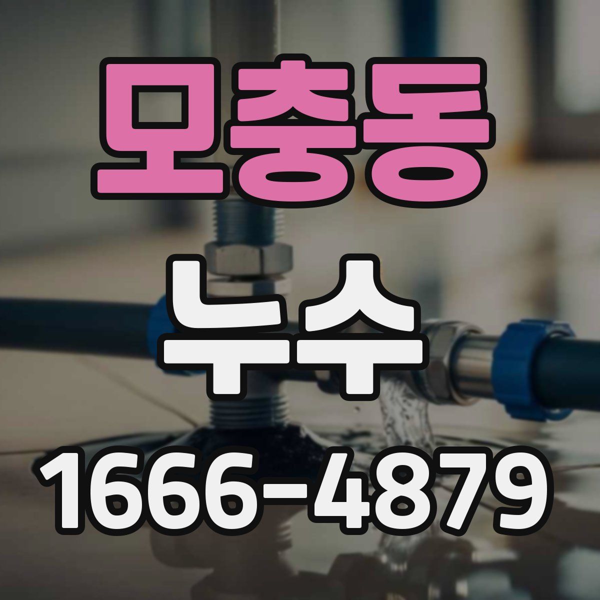 모충동 누수