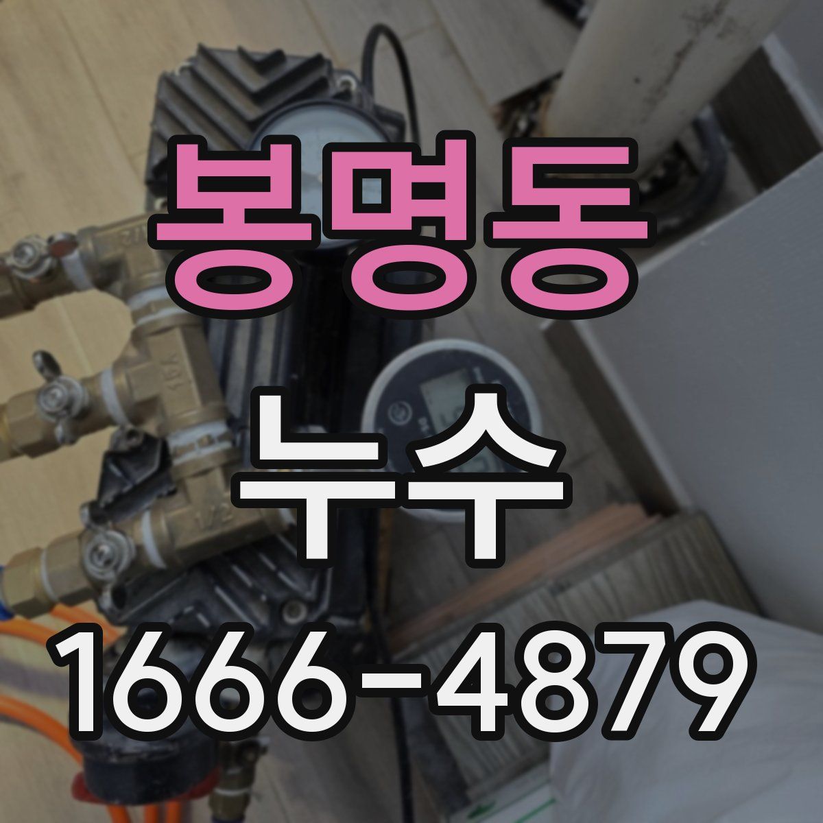 봉명동 누수
