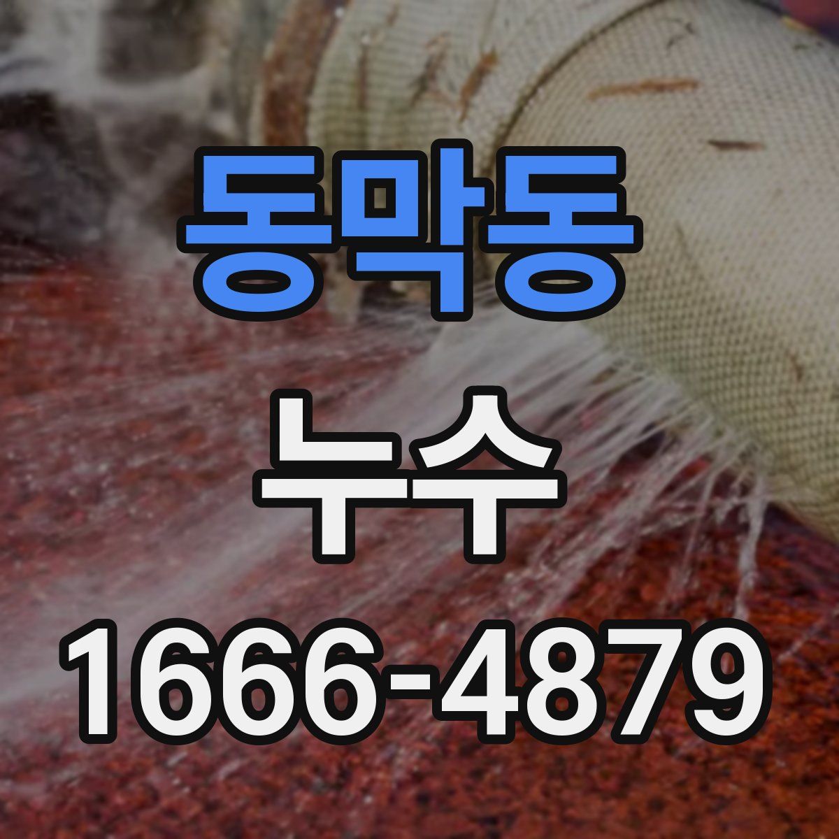 동막동 누수