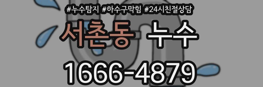 서촌동 누수