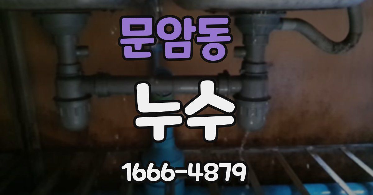 문암동 누수