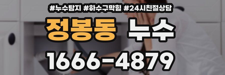 정봉동 누수