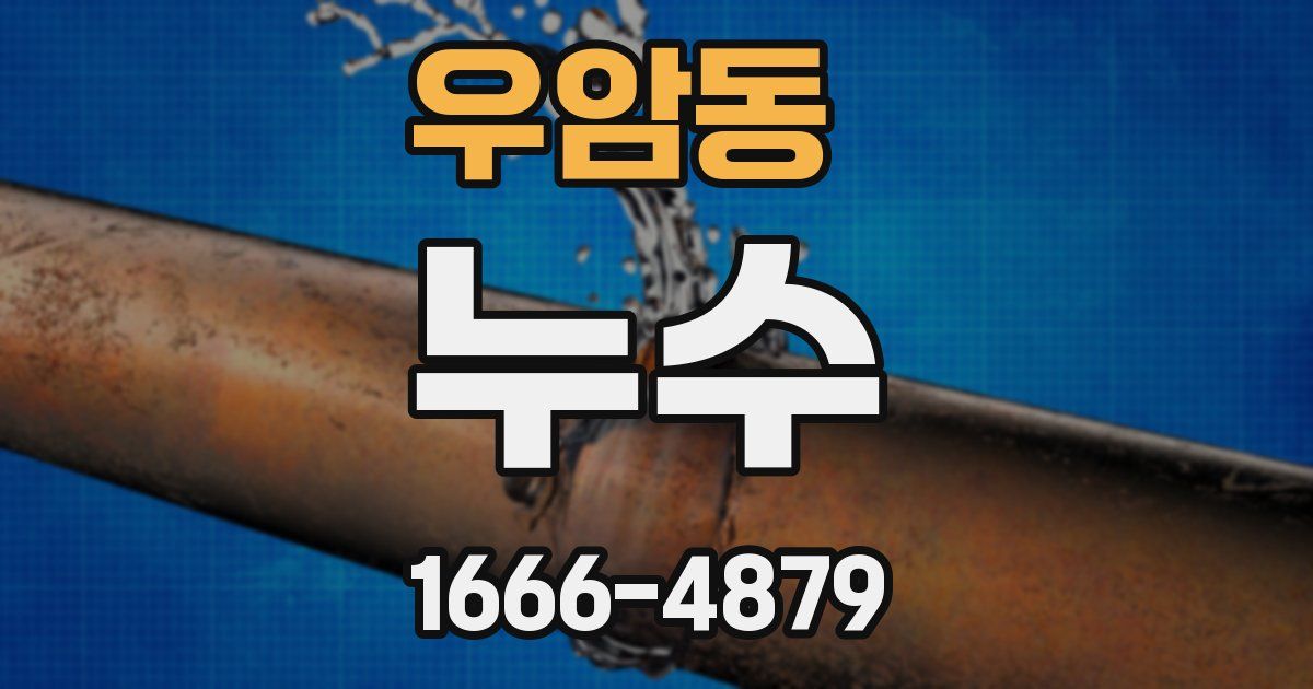 우암동 누수