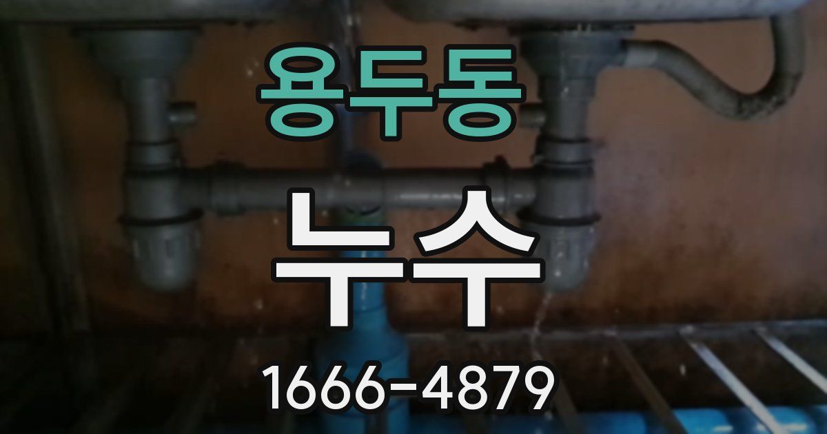 용두동 누수