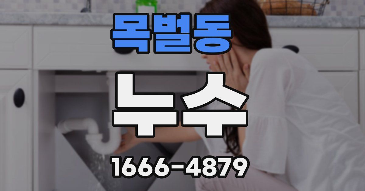 목벌동 누수