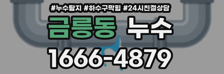 금릉동 누수
