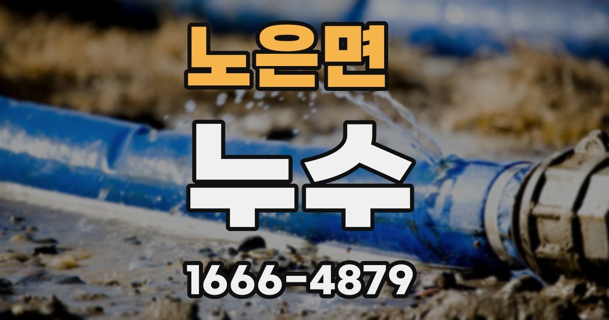 노은면 누수