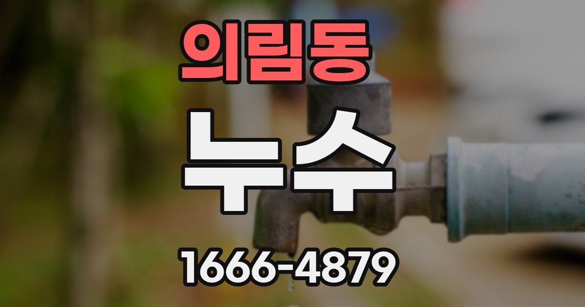 의림동 누수