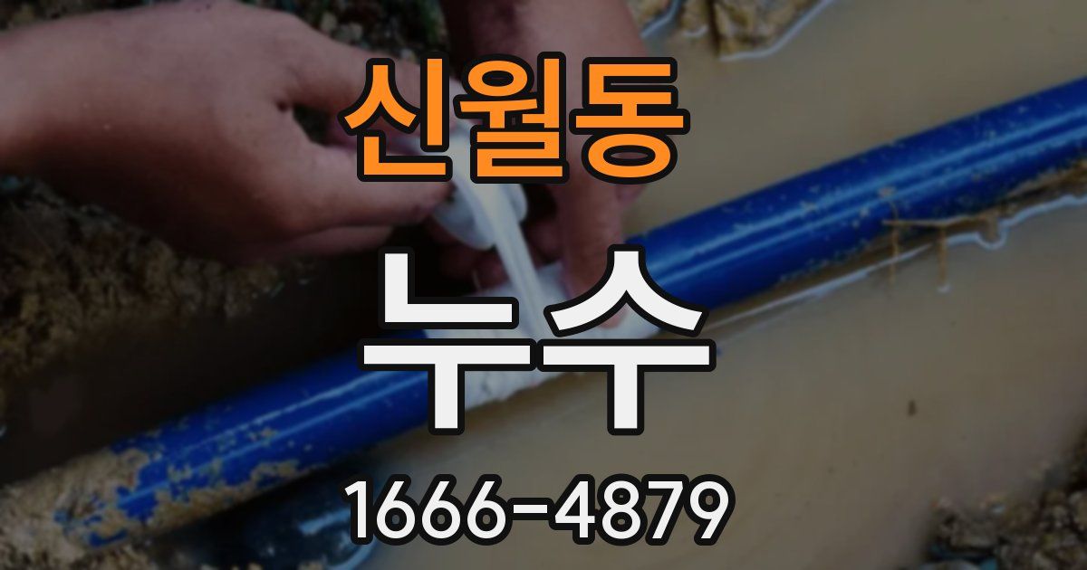 신월동 누수