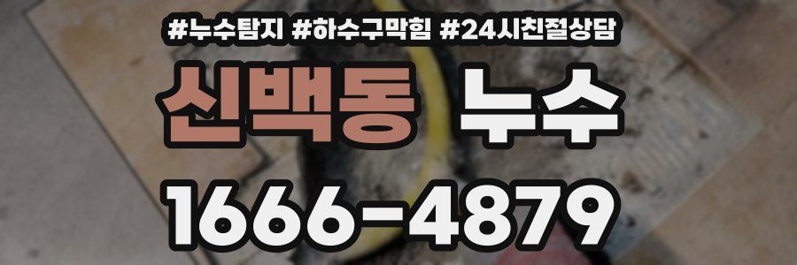 신백동 누수