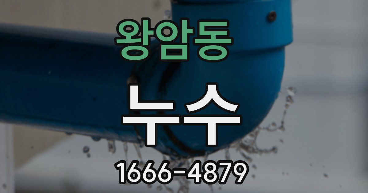 왕암동 누수