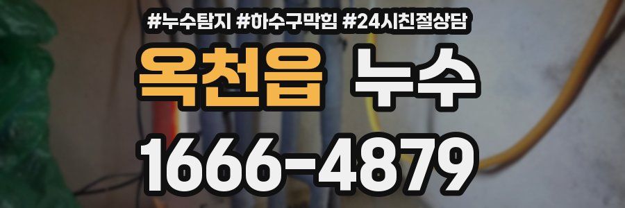 옥천읍 누수