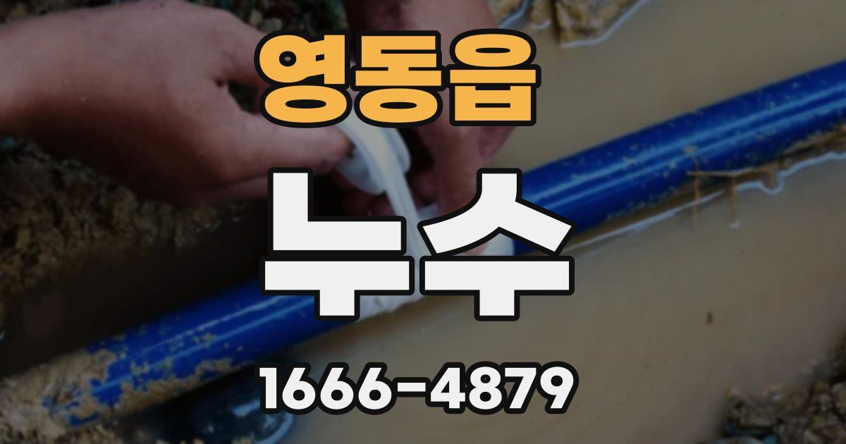영동읍 누수