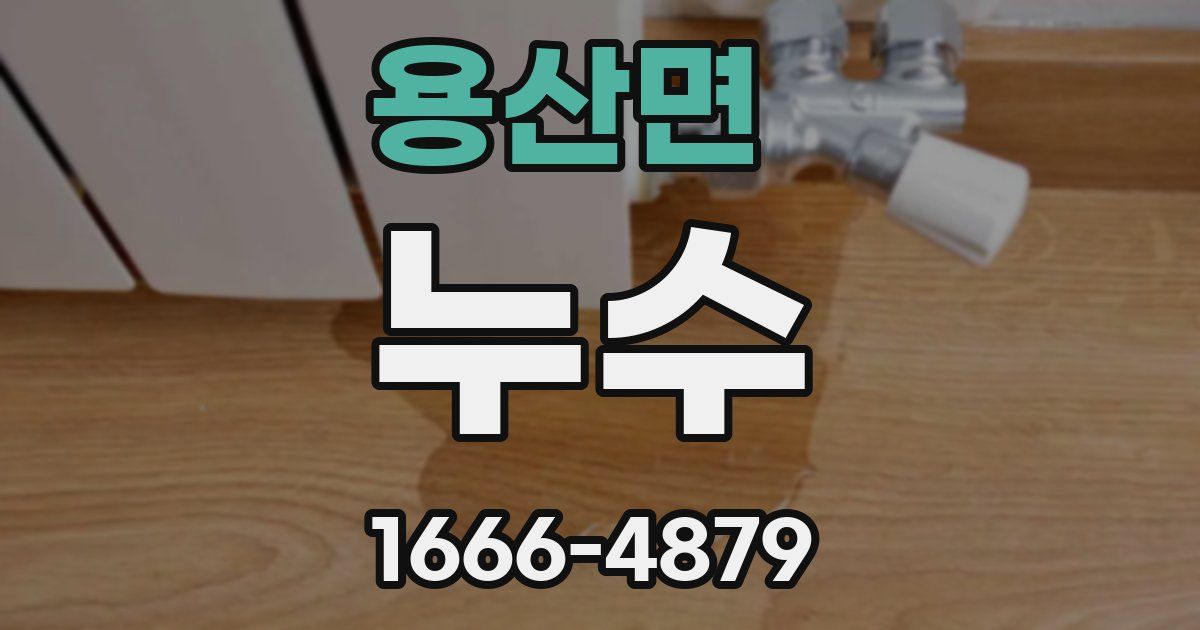 용산면 누수