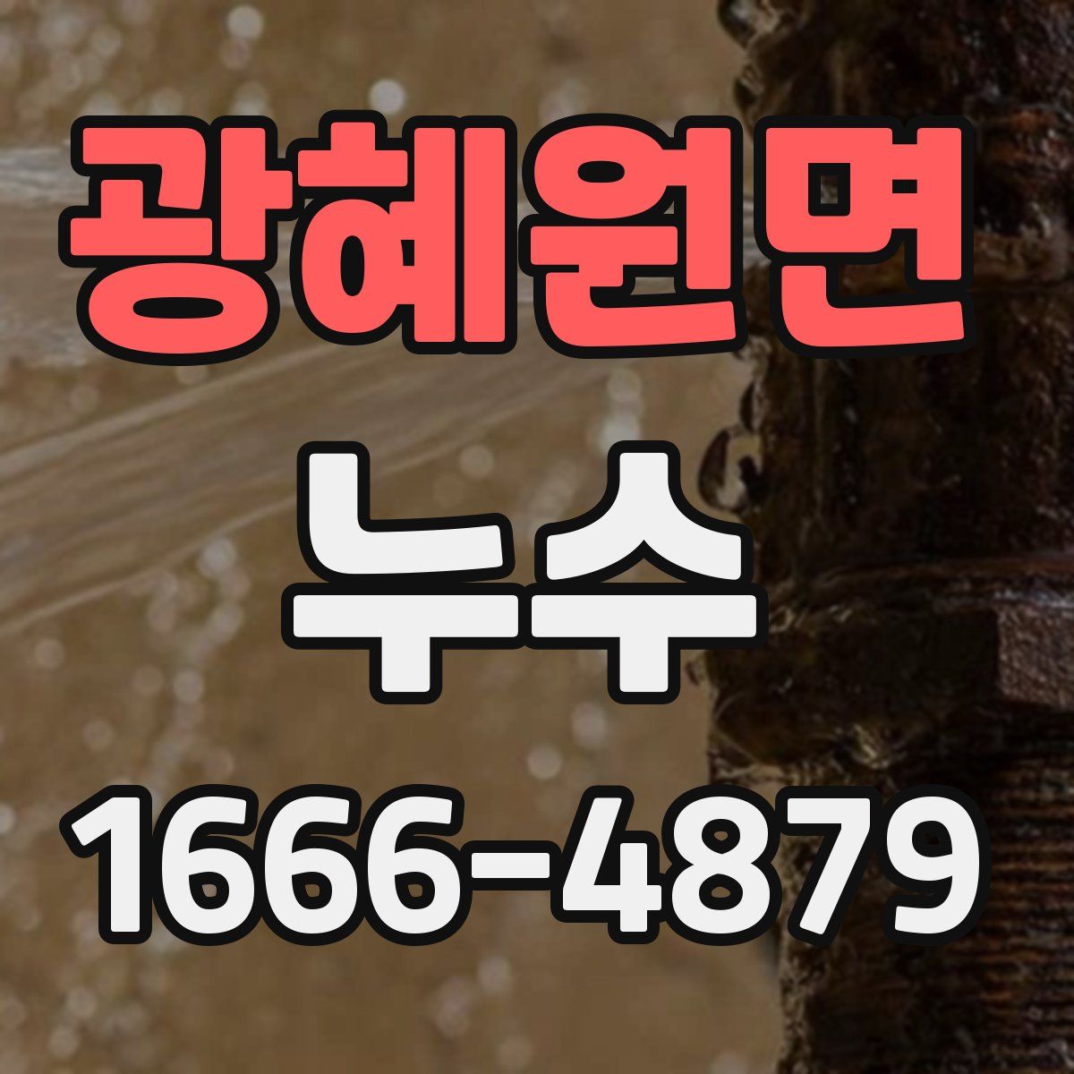광혜원면 누수