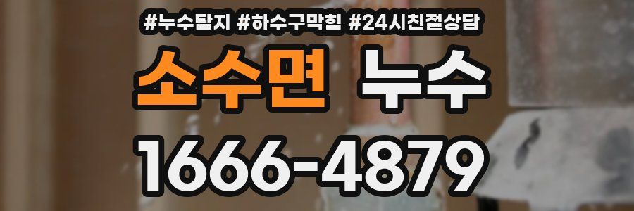 소수면 누수