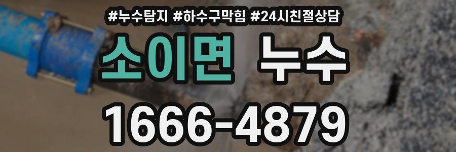 소이면 누수