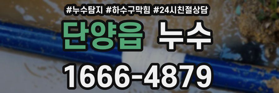 단양읍 누수