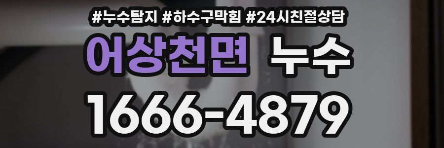 어상천면 누수