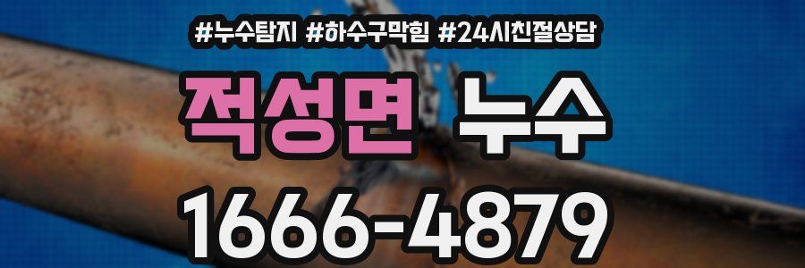 적성면 누수
