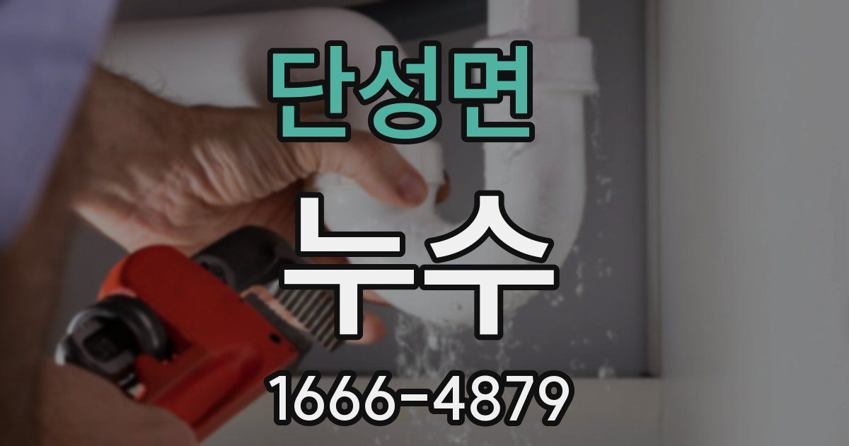 단성면 누수