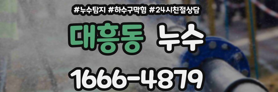 대흥동 누수