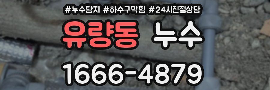유량동 누수
